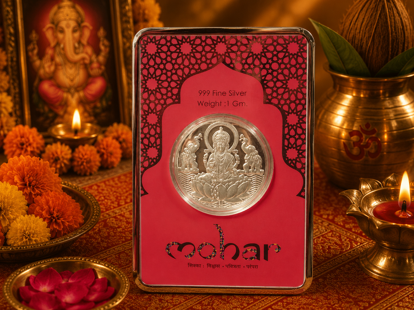 Laxmi ji Silver Coin 1 gm