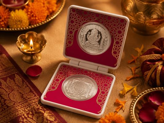 Ganesh ji 2gm Silver coin