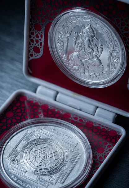 Ganesh ji 2gm Silver coin