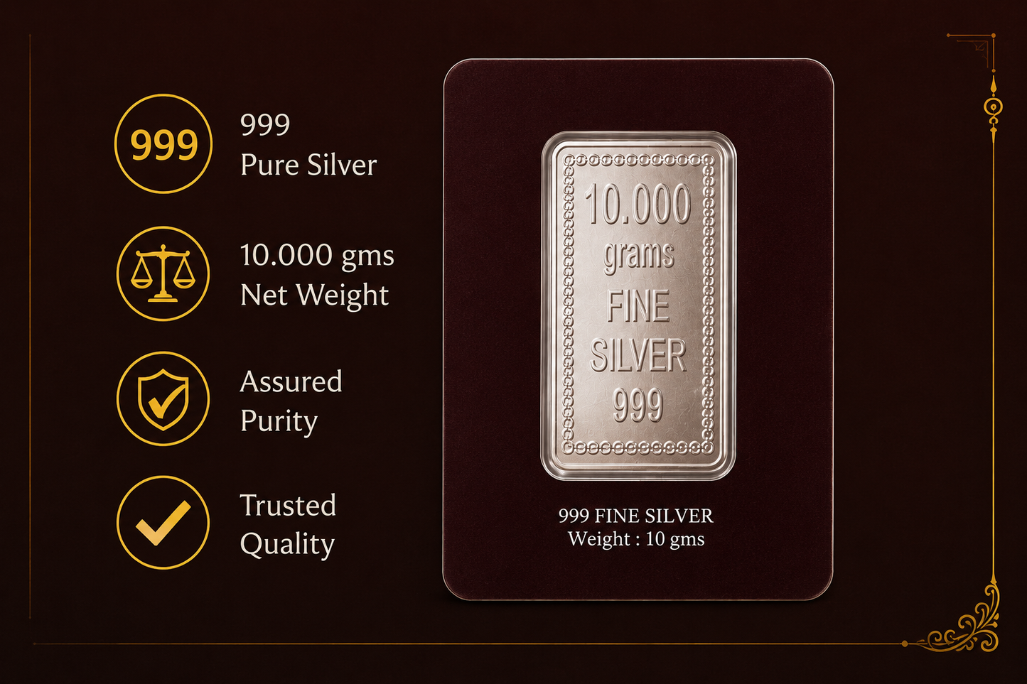 Silver Bar 10 gm