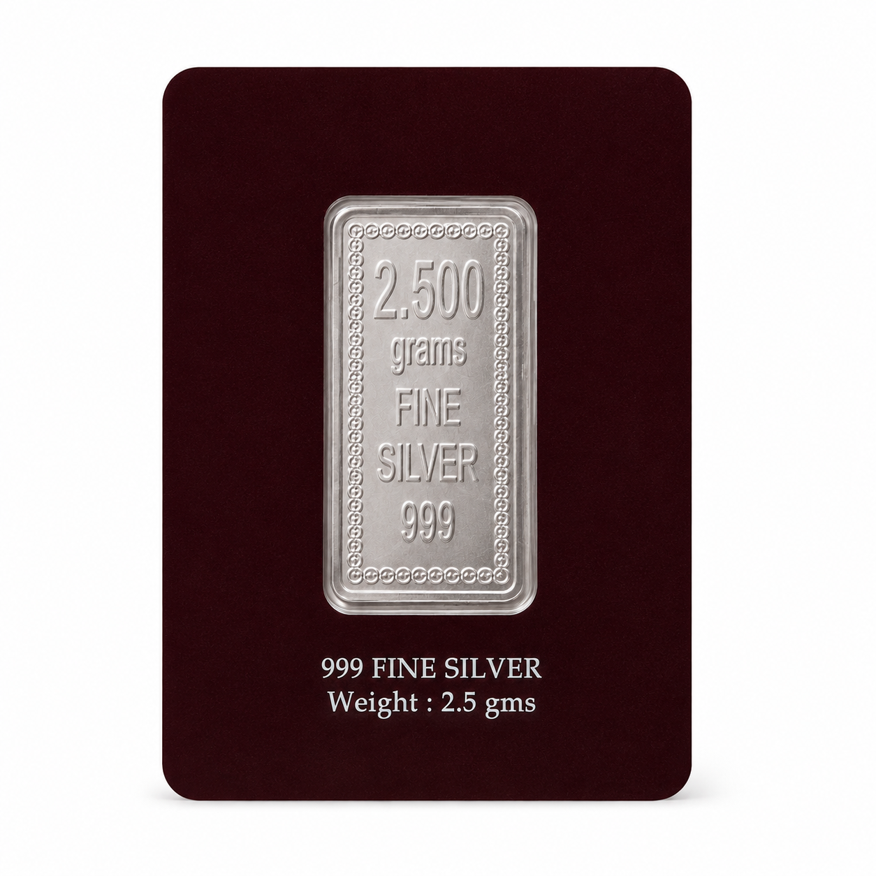 Silver Bar 2.5 gm