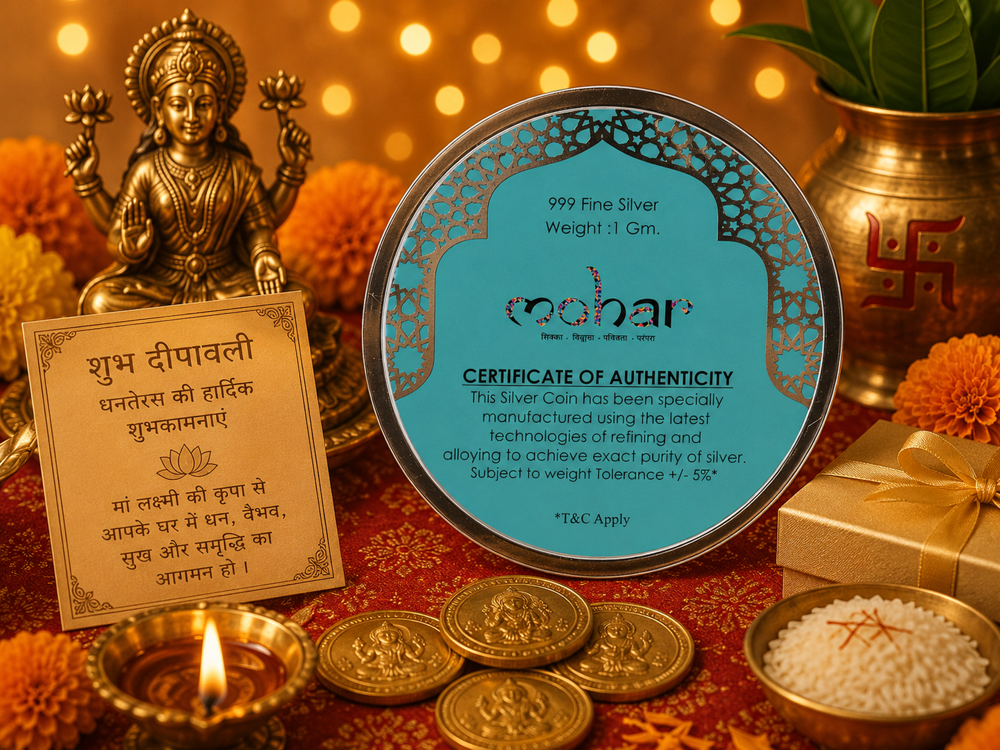 Laxmi ji Silver Coin 1 gm