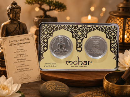 Gautam Buddha Silver Coin 2 gm