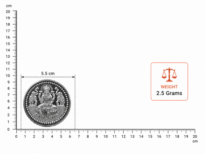 Laxmi Silver Coin 2.5 gm