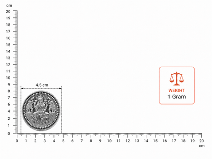Laxmi ji Silver Coin 1 gm