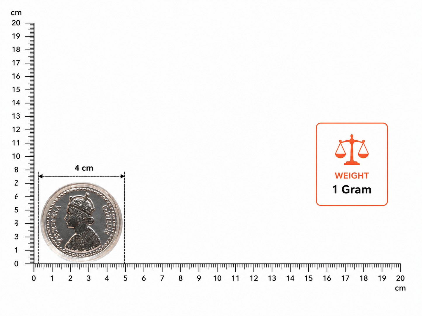 Rani Silver Coin 1 gm