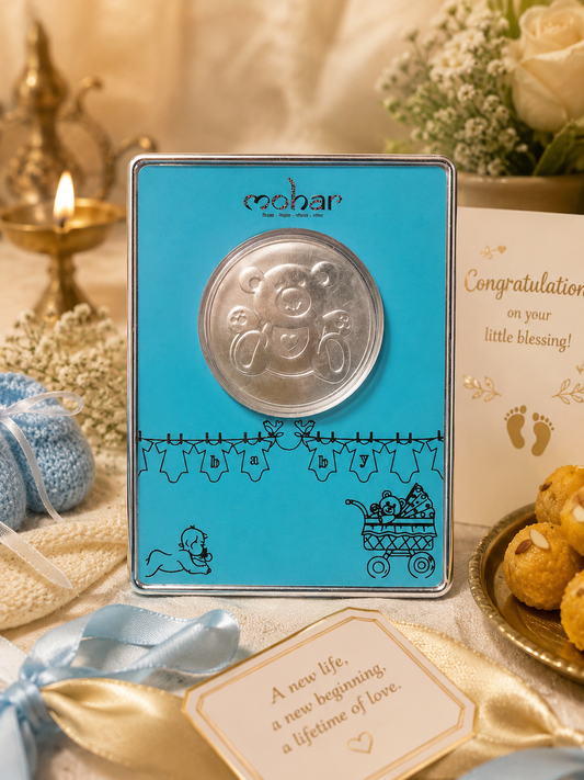 Teddy Bear Silver Coin 1 gm