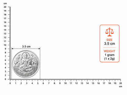 Laxmi ji Silver Coin 2 gm