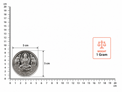 Laxmi ji Silver Coin 1 gm