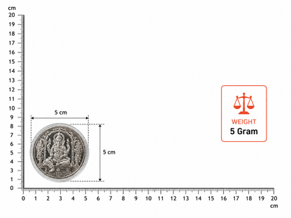 Ganesh Ji Silver Coin 5 gm