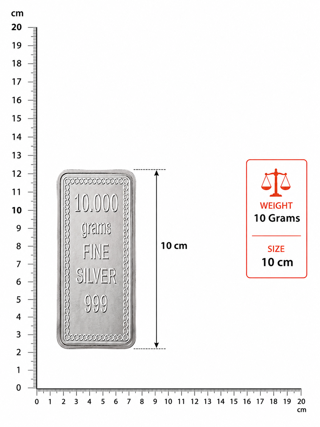Silver Bar 10 gm