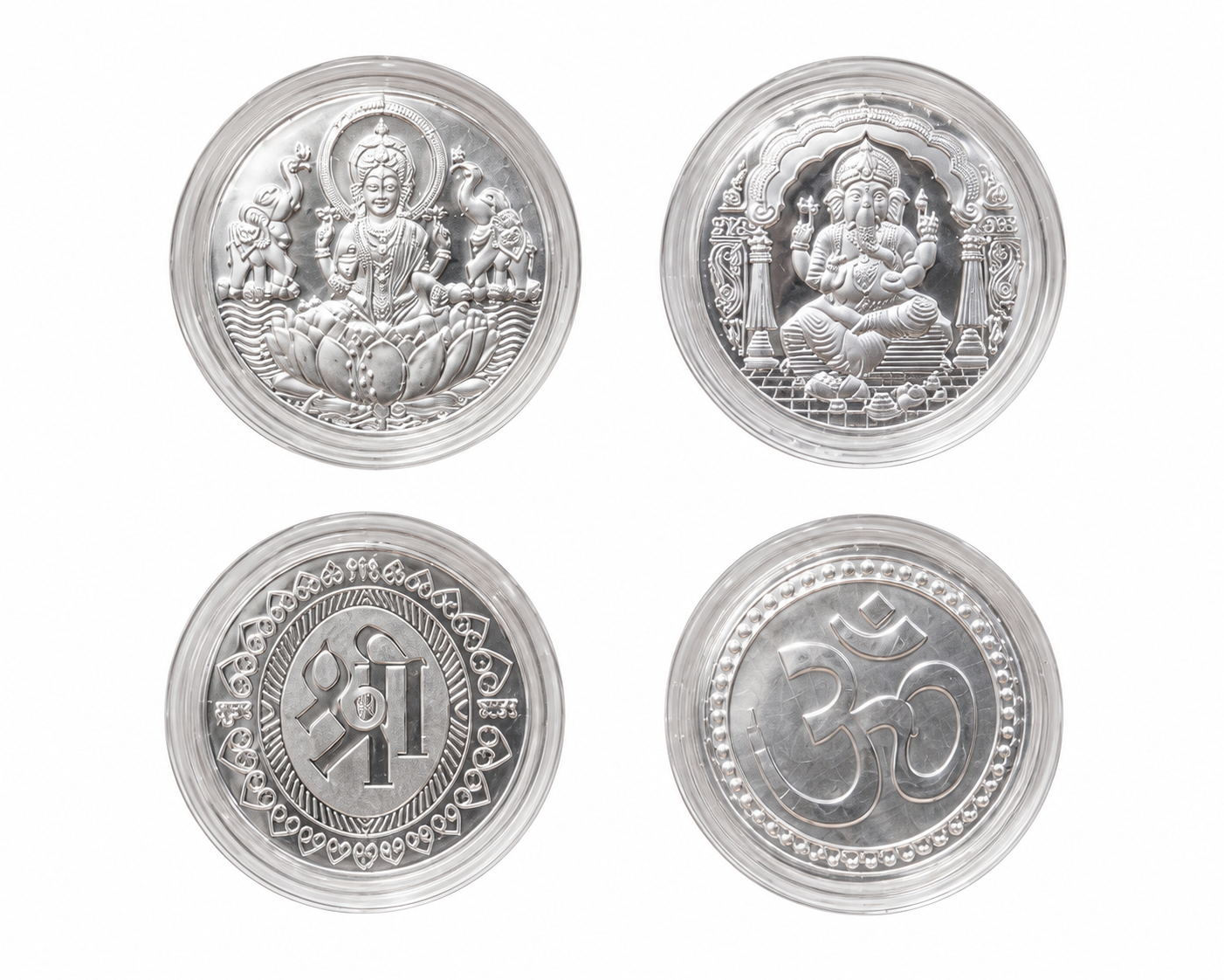 Ganesh Laxmi Silver Coin 4 gm