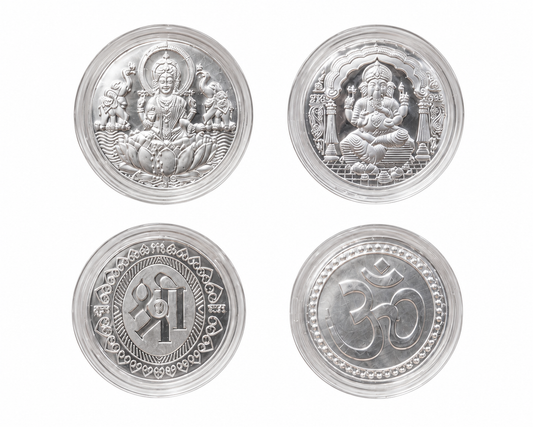 Ganesh Laxmi Silver Coin 4 gm