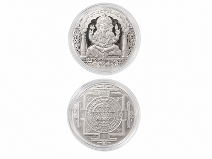 Ganesh ji 2gm Silver coin