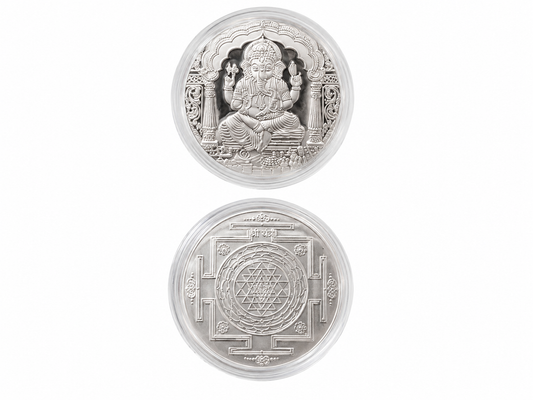 Ganesh ji 2gm Silver coin