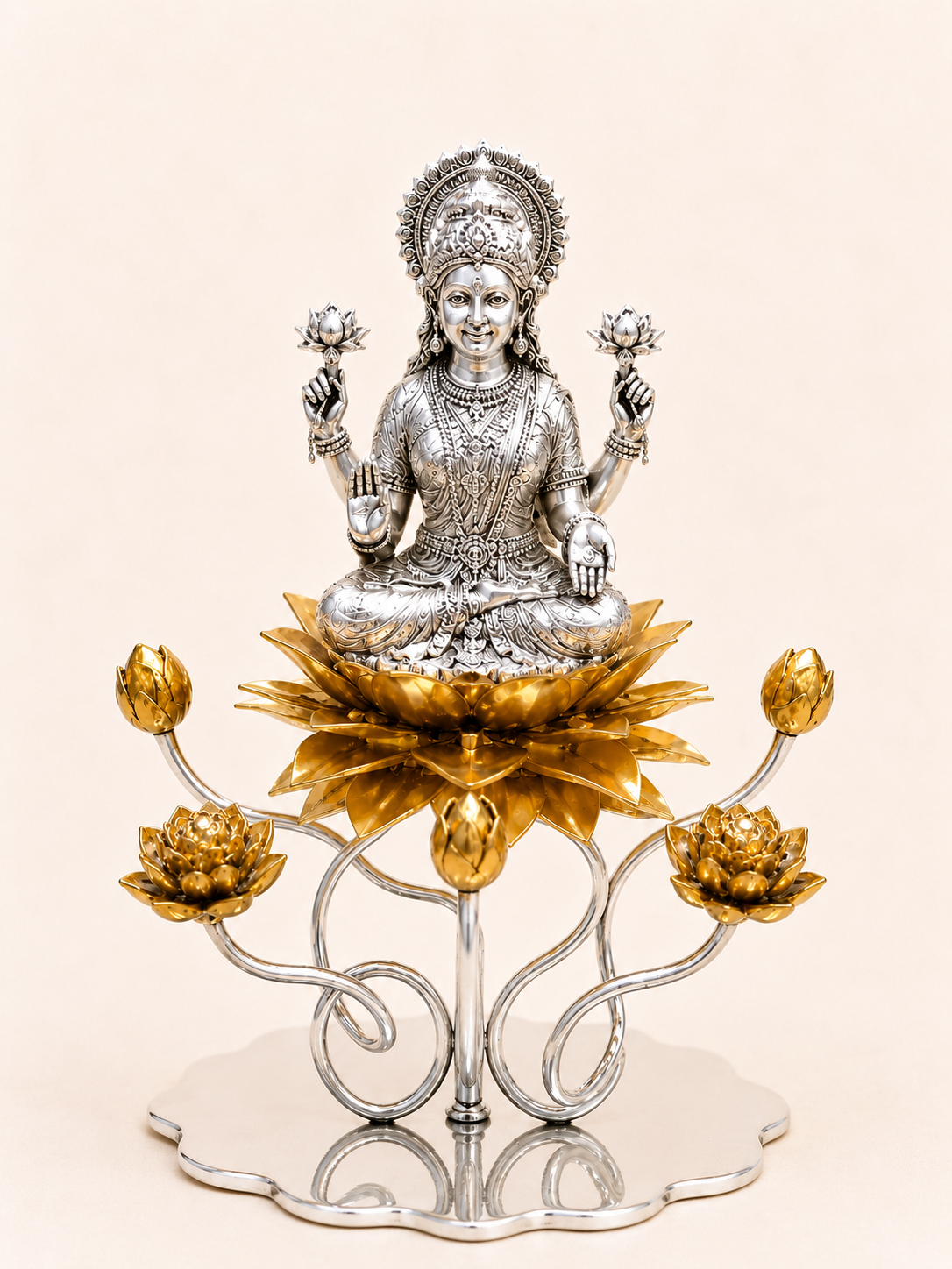 Goddess Laxmi on Lotus