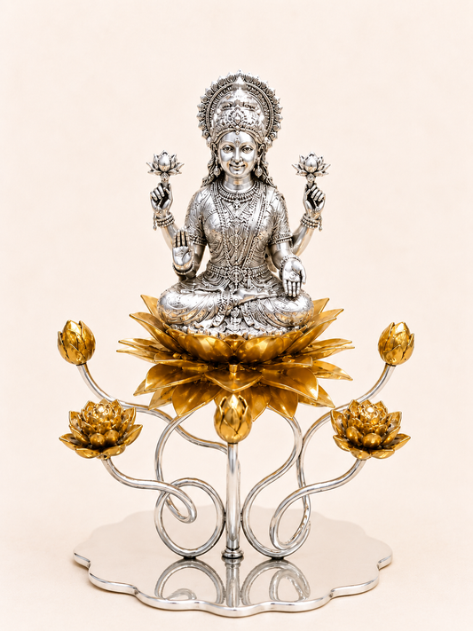 Goddess Laxmi on Lotus