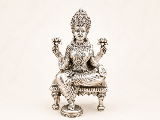 Laxmi Ji Silver Idol