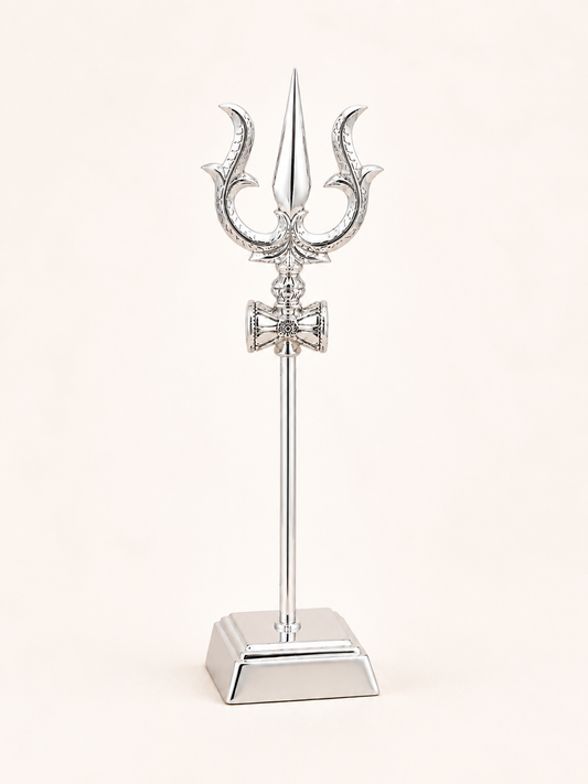 Lord Shiva's Silver Trishul
