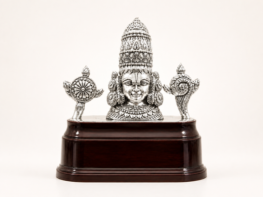 Tirupati Balaji Silver Idol