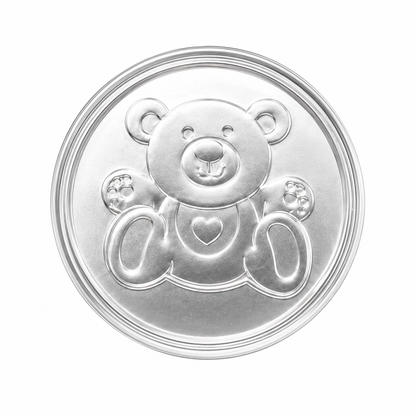 Teddy Bear Silver Coin 1 gm | For A Boy