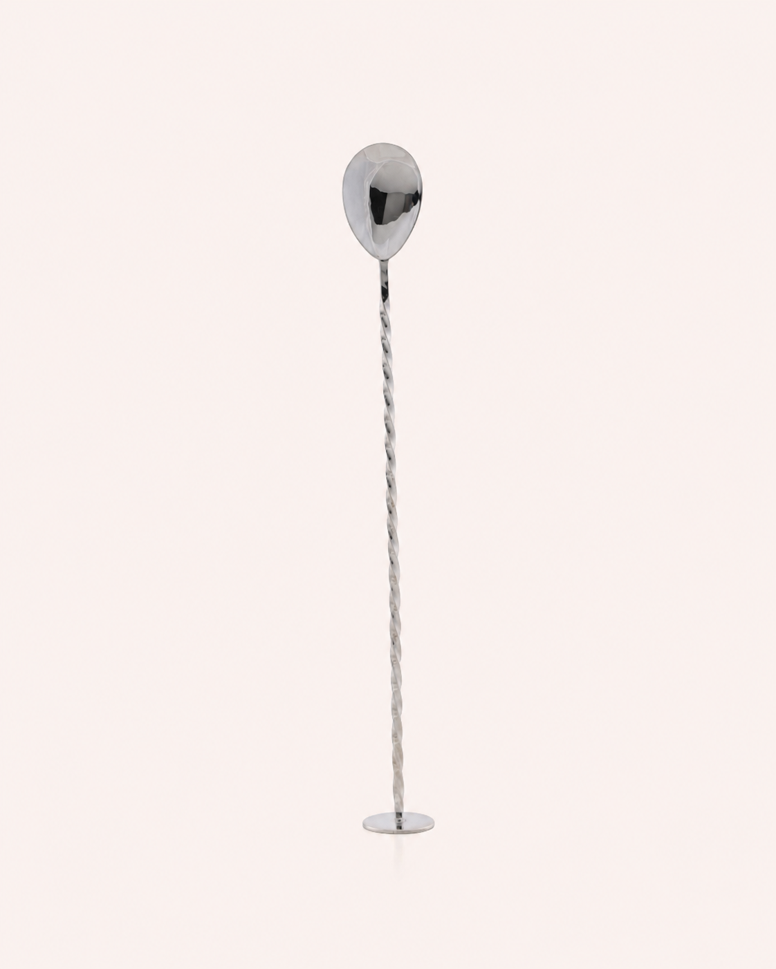High-Polish Silver Bar Spoon