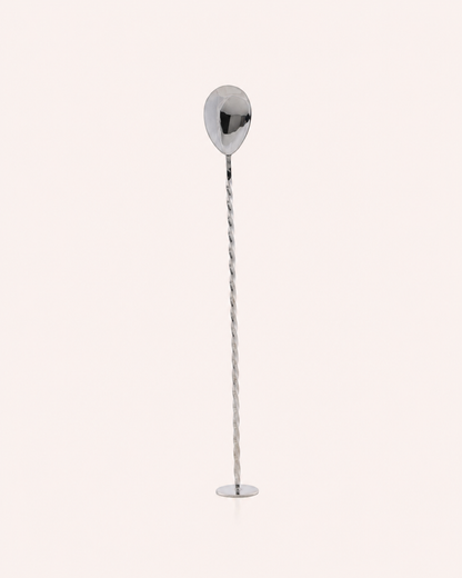 High-Polish Silver Bar Spoon