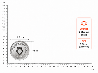 Wedding Gift 7 gm Silver Coin