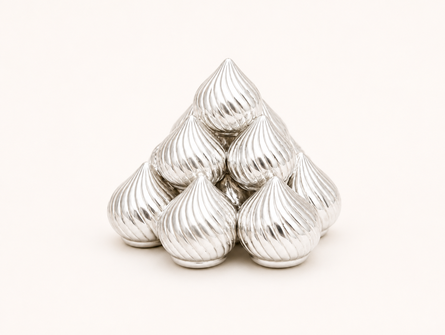 Ganesh Ji Silver Set