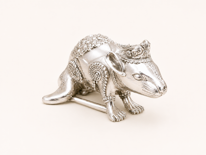 Ganesh Ji Silver Set