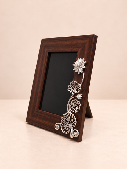 Lotus Cascade Photo Frame