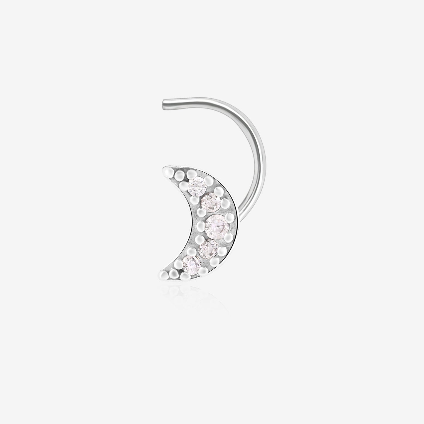 Crescent Moon Nosepin