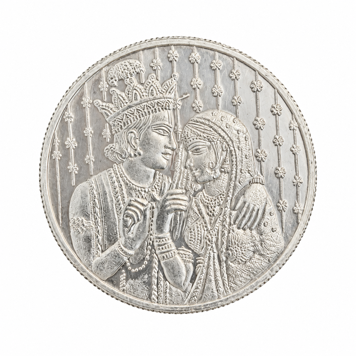 Raja Rani 10gm Silver Coin | Limited to 1 Piece | 999 Pure