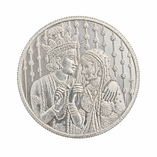 Raja Rani 10gm Silver Coin | Limited to 1 Piece | 999 Pure