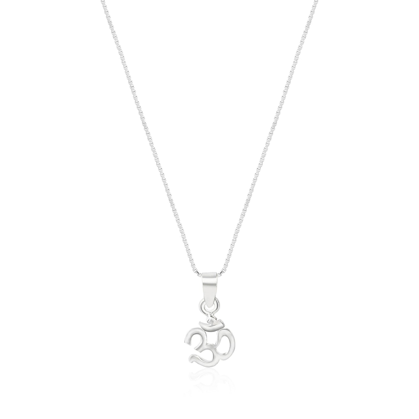 Om Sacred Silver Necklace