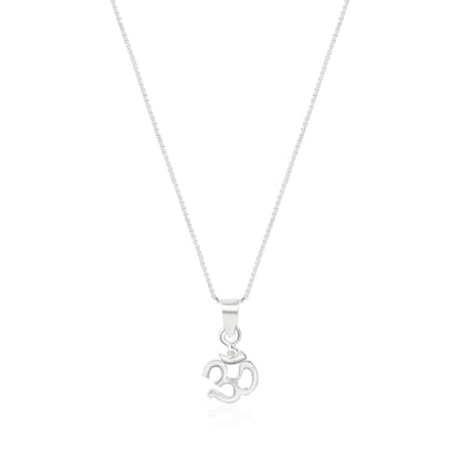 Om Sacred Silver Necklace