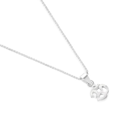 Om Sacred Silver Necklace