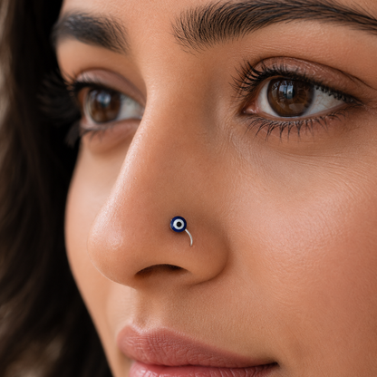 Evil Eye Nose Pin