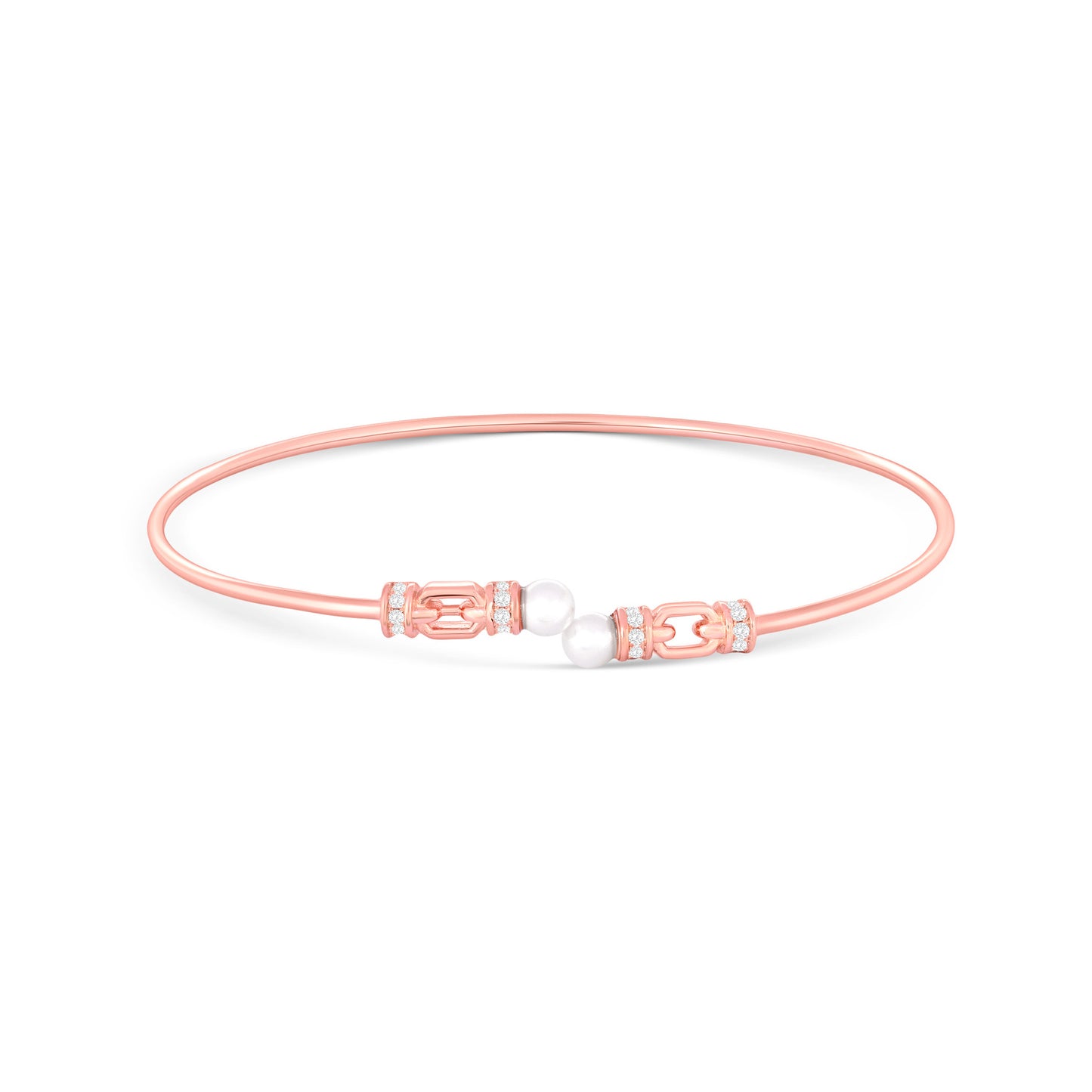 Rose Gold Pearl Bracelet