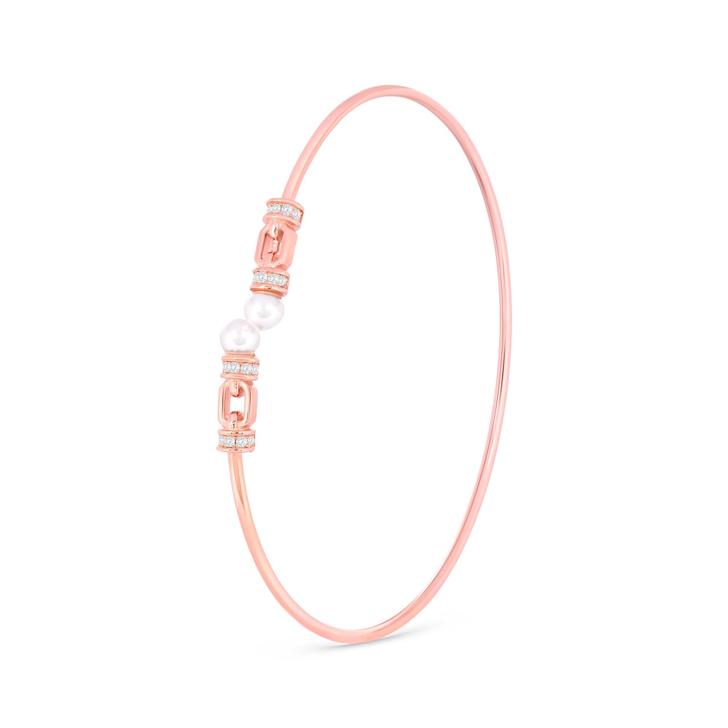 Rose Gold Pearl Bracelet