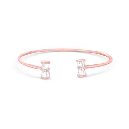 Twin Radiance Cuff in Rose Gold