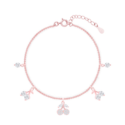 Scarlet Cherry Bracelet