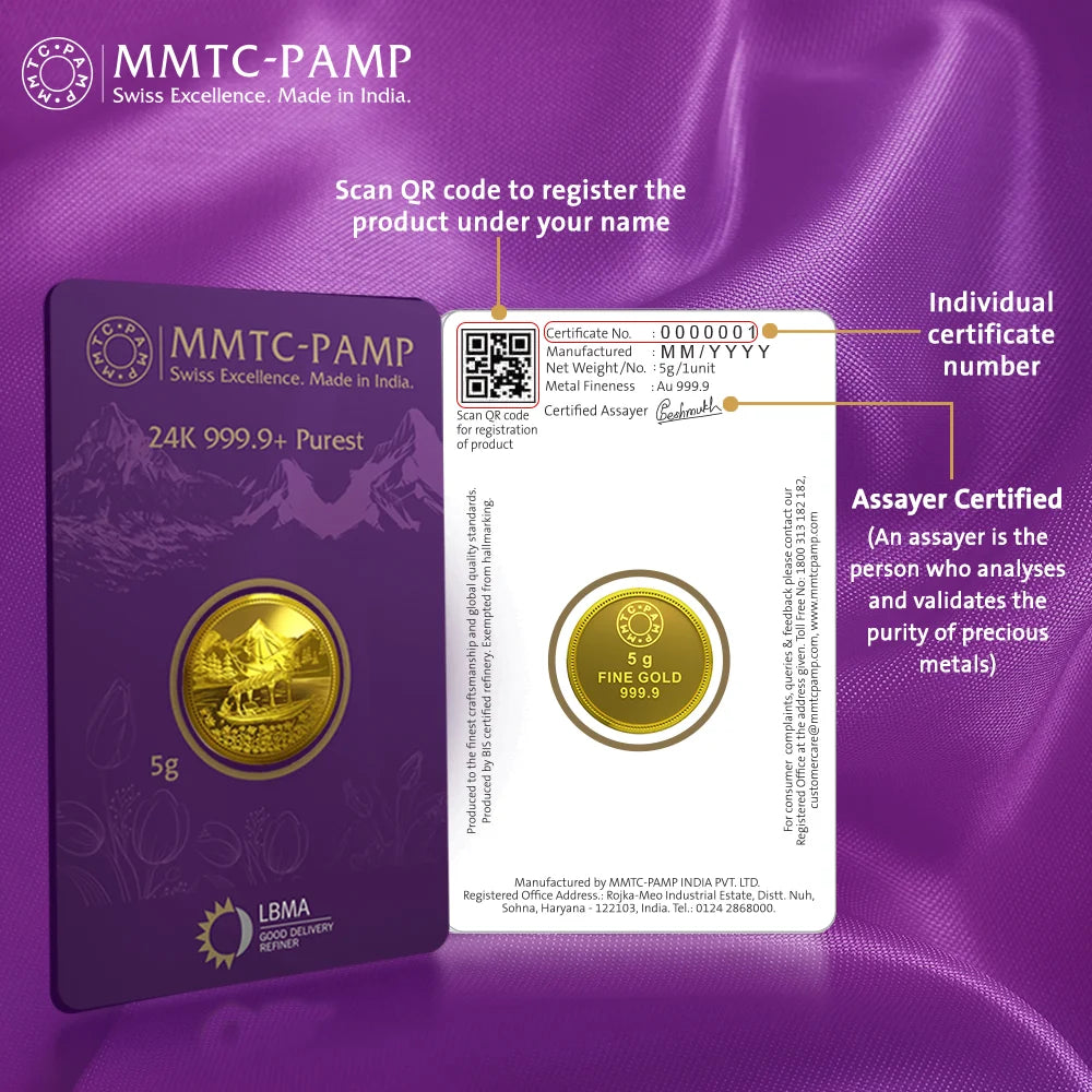 5g Heaven On Earth Gold Coin 24K (999.9+) Purest