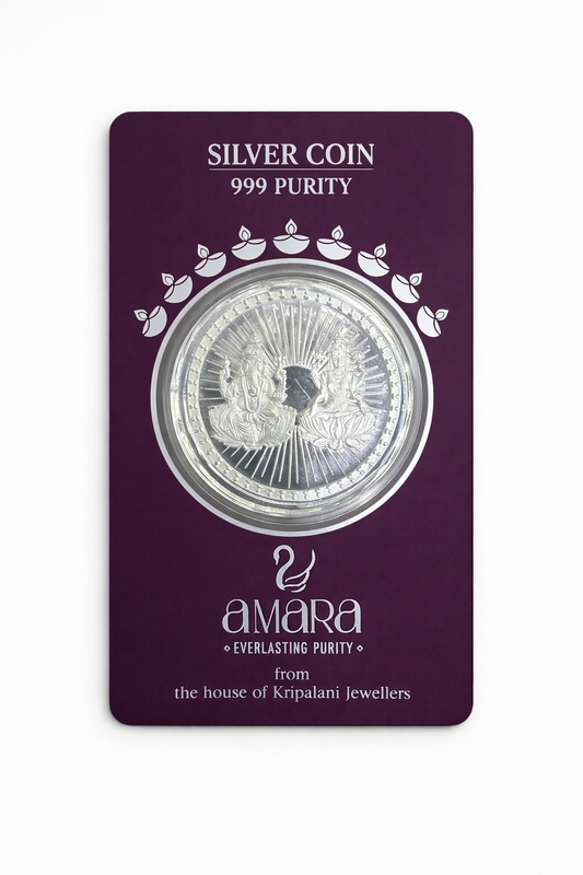 Ganesh Lakshmi 10gm silver Coin