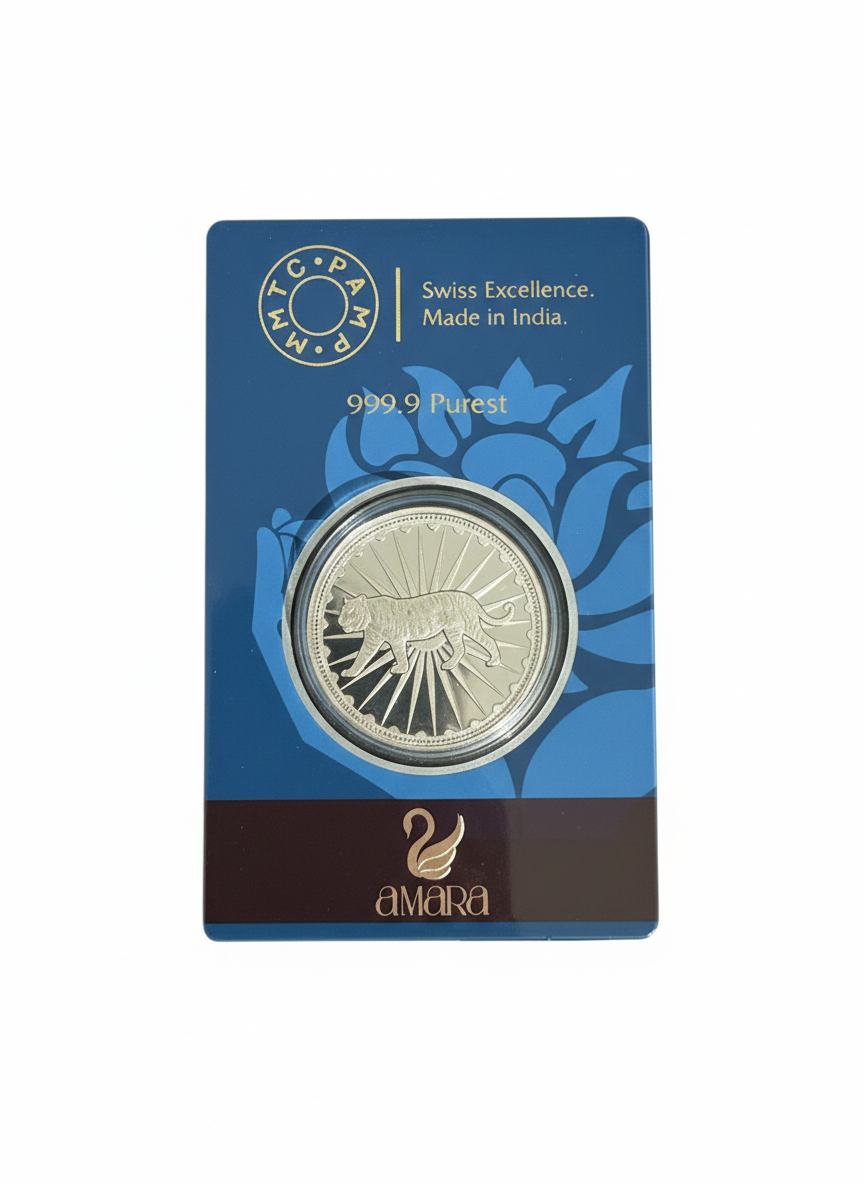 Royal Bengal Tiger 10gm Silver Coin