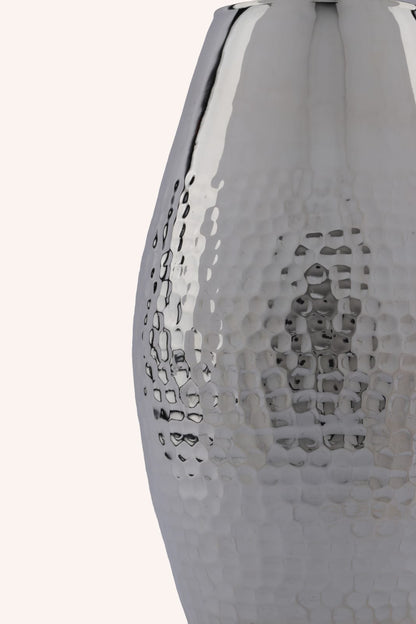 Hammered Silver Vase