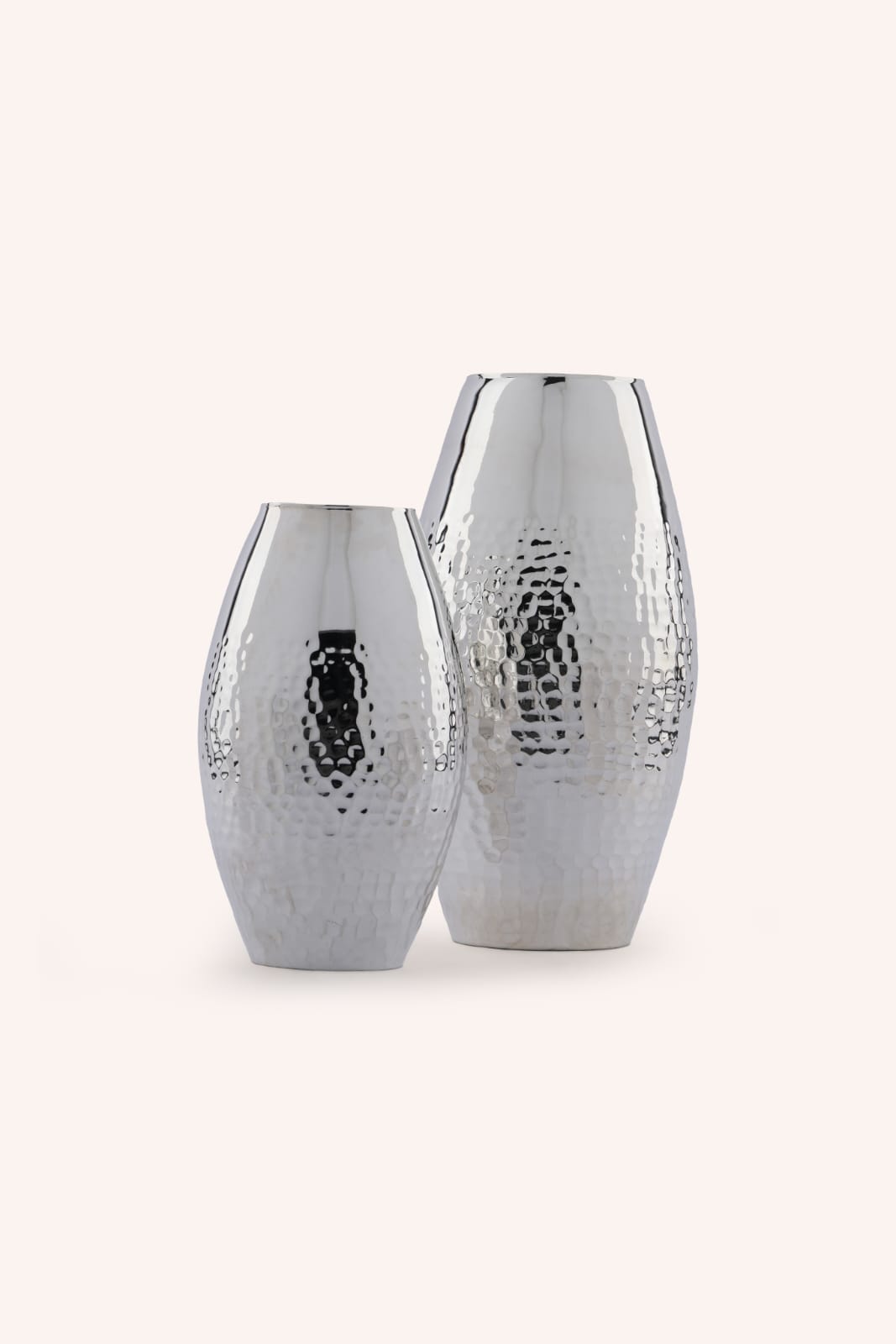 Hammered Silver Vase