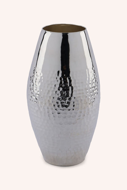 Hammered Silver Vase