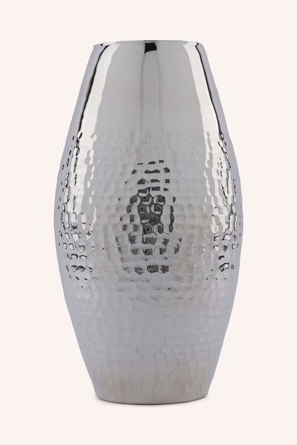 Hammered Silver Vase