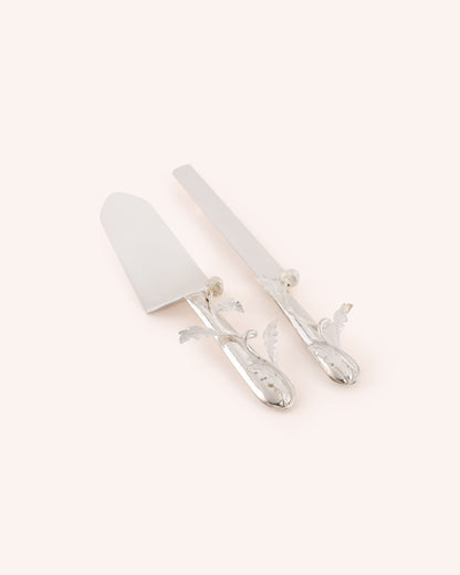 Acorn Cake Knife & Lifter (Set of 2)